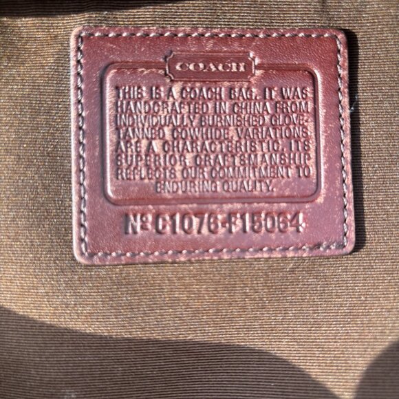 Coach Tan Legacy Convertible Bag #F15064 - Picture 11 of 11